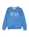 N°21 Toddler Sweatshirt Light Blue Size 6 Cotton In Blue