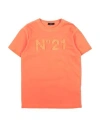 N°21 Babies' Toddler T-shirt Orange Size 6 Cotton