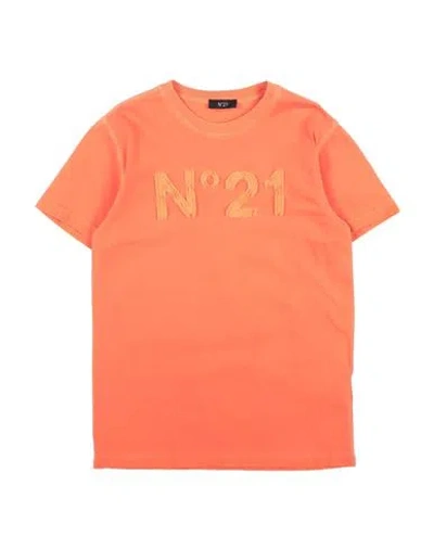 N°21 Babies' Toddler T-shirt Orange Size 6 Cotton In Multi