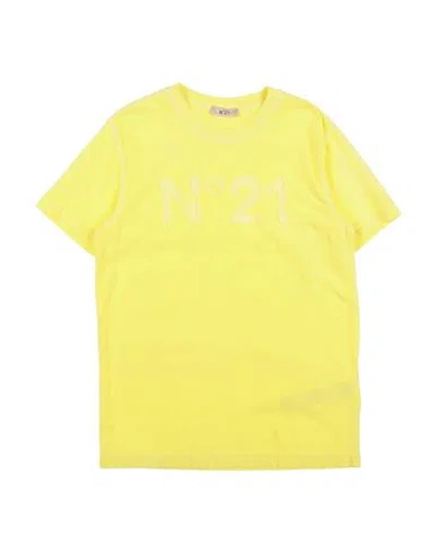 N°21 Babies' Toddler T-shirt Yellow Size 6 Cotton In Multi