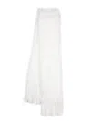 N°21 Turkey-feather Scarf In White