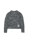 N°21 Logo-patch Crew-neck Jumper In Black