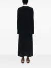 N°21 V-neck Maxi Dress In Schwarz