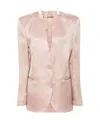 N°21 V-neck Suit Coat In Nude