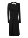 N°21 V-neck Maxi Dress In Negro