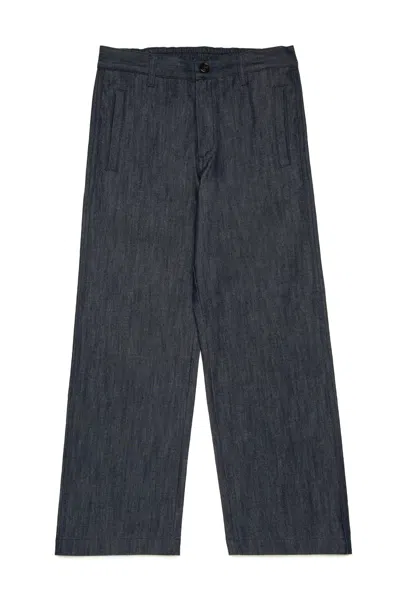 N°21 Kids' Jeans Wide Leg In Denim Chambray In Blue