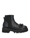 N°21 Woman Ankle Boots Black Size 5 Textile Fibers In Black