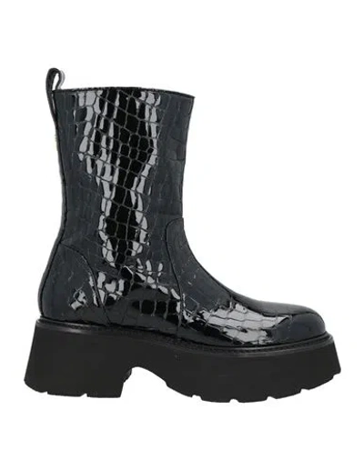 N°21 Woman Ankle Boots Black Size 7 Leather