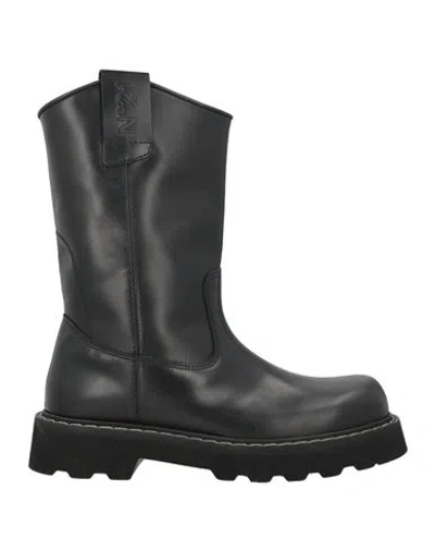 N°21 Woman Ankle Boots Black Size 8 Leather