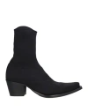 N°21 Woman Ankle Boots Black Size 8 Textile Fibers