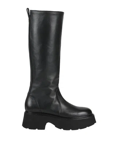 N°21 Woman Boot Black Size 7 Leather