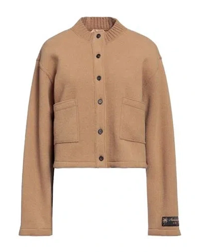 N°21 Woman Cardigan Beige Size 6 Wool, Polyester, Polyamide