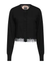 N°21 Woman Cardigan Black Size 2 Cotton, Polyamide, Viscose In Black