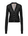 N°21 Woman Cardigan Black Size 8 Cotton In Black