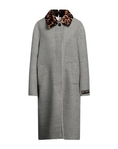 N°21 Woman Coat Grey Size 6 Virgin Wool