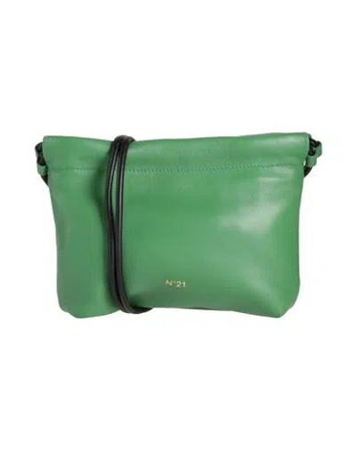 N°21 Woman Cross-body Bag Green Size - Leather In Green