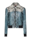N°21 Woman Jacket Azure Size 4 Textile Fibers In Blue
