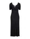 N°21 Woman Maxi Dress Black Size 14 Acetate, Silk