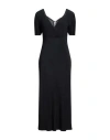 N°21 Woman Maxi Dress Black Size 4 Acetate, Silk