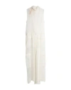 N°21 Woman Maxi Dress White Size 6 Silk