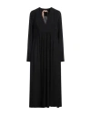 N°21 Woman Midi Dress Black Size 6 Viscose