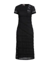N°21 Woman Midi Dress Black Size 8 Polyamide, Elastane, Viscose In Black