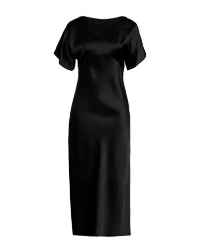 N°21 Woman Midi Dress Black Size 2 Cotton
