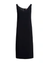 N°21 WOMAN MIDI DRESS MIDNIGHT BLUE SIZE 4 ACETATE, VISCOSE