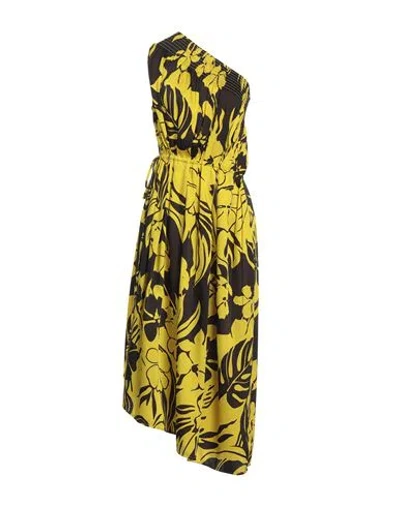N°21 Woman Midi Dress Yellow Size 10 Polyester