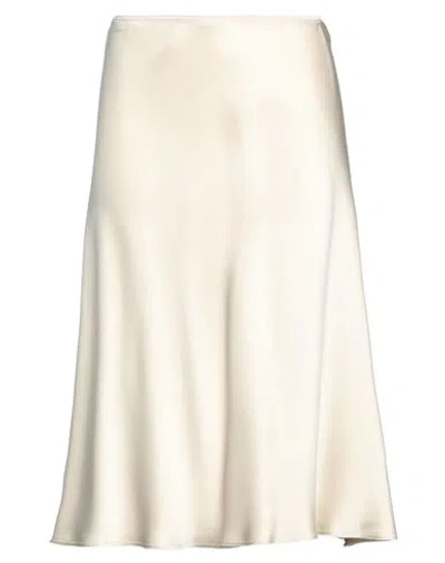 N°21 Woman Midi Skirt Beige Size 4 Viscose