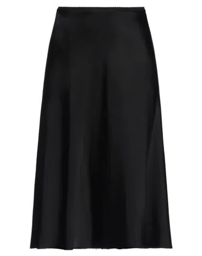 N°21 Woman Midi Skirt Black Size 2 Viscose