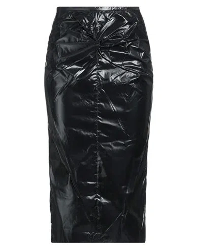 N°21 Woman Midi Skirt Black Size 4 Polyester