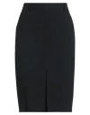 N°21 Woman Midi Skirt Black Size 6 Acetate, Viscose