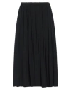 N°21 Woman Midi Skirt Black Size 8 Acetate, Silk In Black