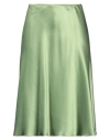 N°21 Woman Midi Skirt Light Green Size 4 Viscose