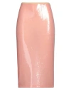 N°21 Woman Midi Skirt Pink Size L Polyester, Elastane In Pink