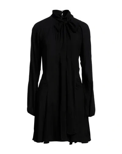 N°21 Woman Mini Dress Black Size 8 Viscose