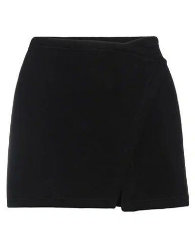 N°21 Woman Mini Skirt Black Size 4 Wool, Cashmere, Polyamide In Black