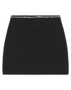 N°21 Woman Mini Skirt Black Size 6 Cotton, Polyamide