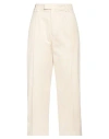 N°21 Woman Pants Beige Size 8 Cotton, Elastane In Beige