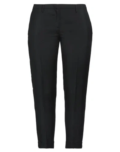 N°21 Woman Pants Black Size 8 Mohair Wool, Polyamide, Elastane