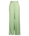 N°21 Woman Pants Light Green Size 6 Viscose In Green