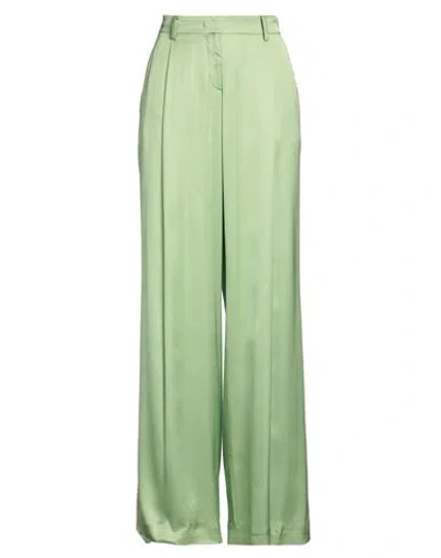 N°21 Woman Pants Light Green Size 6 Viscose