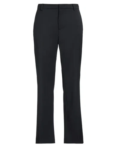 N°21 WOMAN PANTS MIDNIGHT BLUE SIZE 6 POLYESTER, WOOL, ELASTANE