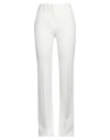 N°21 Woman Pants White Size 4 Acetate, Viscose In White