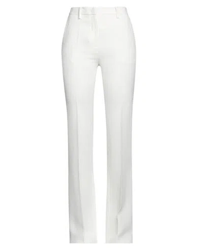 N°21 Woman Pants White Size 4 Acetate, Viscose