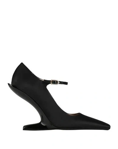 N°21 Woman Pumps Black Size 8 Textile Fibers