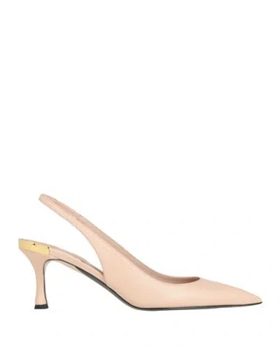 N°21 Woman Pumps Light Pink Size 8 Leather