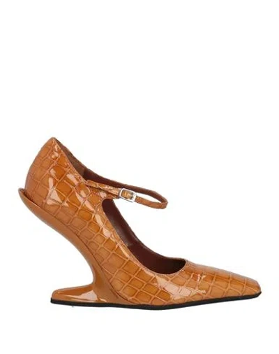 N°21 Woman Pumps Tan Size 8 Leather In Brown