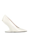 N°21 Sabot 60mm Leather Mules In White